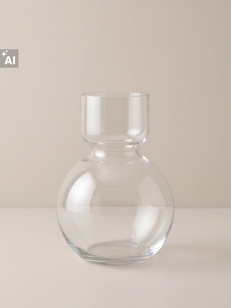 Sinsay - Skleněná váza - clear