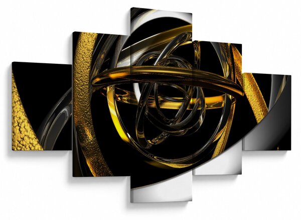 Obraz moderní abstrakce (125x70 cm)