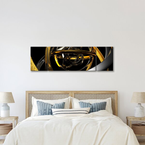 Obraz moderní abstrakce (170x50 cm)