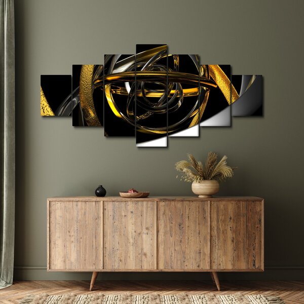 Obraz moderní abstrakce (210x100 cm)
