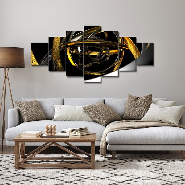 Obraz moderní abstrakce (210x100 cm)
