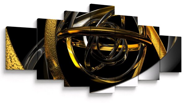 Obraz moderní abstrakce (210x100 cm)