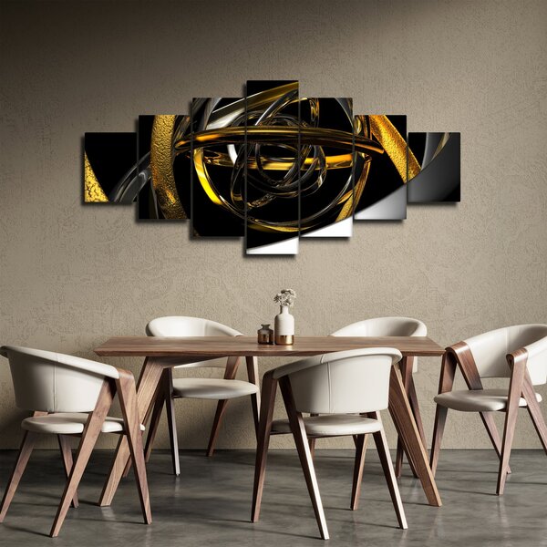 Obraz moderní abstrakce (210x100 cm)