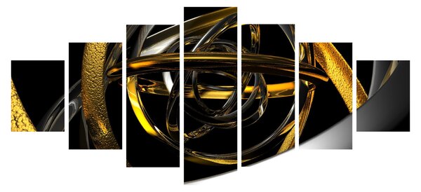 Obraz moderní abstrakce (210x100 cm)