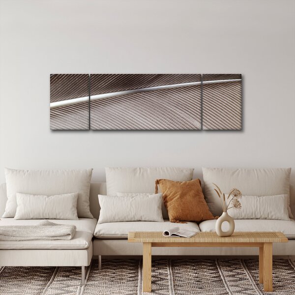 Abstraktní obraz vláken (170x50 cm)