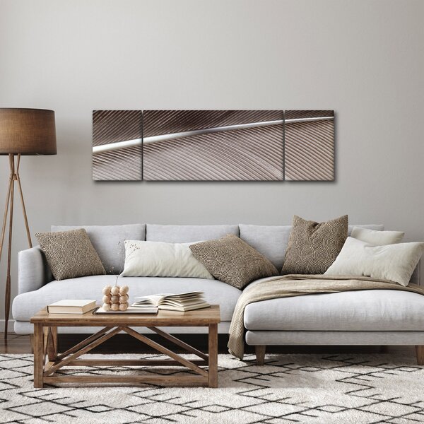 Abstraktní obraz vláken (170x50 cm)