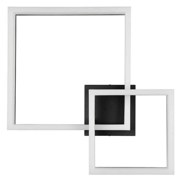 Trio Leuchten R65771232 CAMINO - Stropní LED černé svítidlo 62 x 46cm, 22W, 2800lm, 3000K (Moderní stropní přisazený lustr v černé barvě)