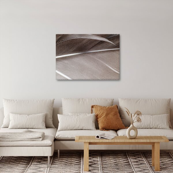 Abstraktní obraz vláken (70x50 cm)
