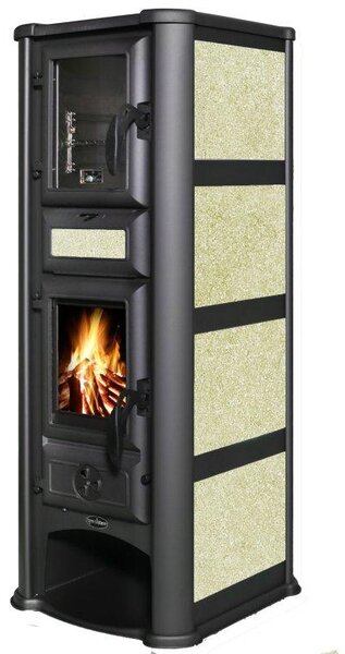 TIM SISTEM, krbová kamna na TP Lederata Plus ECO 8,2 kW béová
