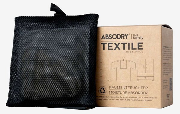 Everbrand Sweden Everbrand pohlcovač vlhkosti do skříně a zásuvky Absodry Duo Family Textile,2x100g