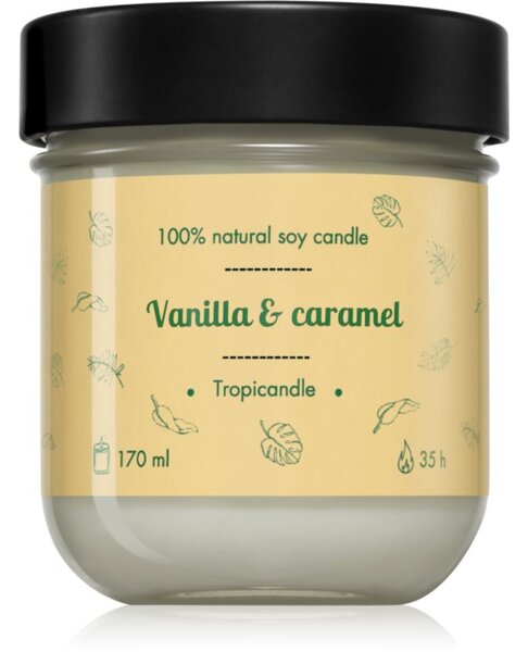 Tropicandle Vanilla & Caramel vonná svíčka 170 ml