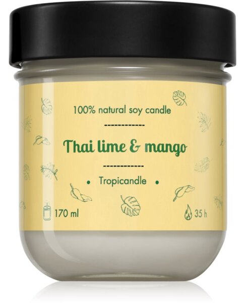 Tropicandle Thai Lime & Mango vonná svíčka 170 ml