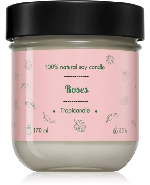Tropicandle Roses vonná svíčka 170 ml