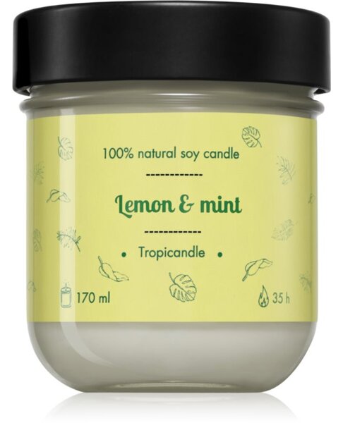 Tropicandle Lemon & Mint vonná svíčka 170 ml