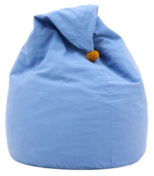 Modrý dětský sedací pytel Kave Home Olvi 60 cm