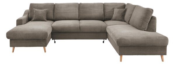 SEDACÍ SOUPRAVA, textil, šedavě hnědá P & B - Sedací soupravy, Online Only