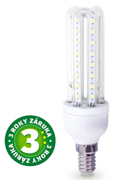 Prémiová LED žárovka kukuřice E14 11W 935lm, teplá, ekv. 75W, 3 roky