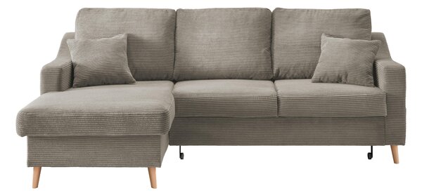 ROHOVÁ SEDAČKA, textil, šedavě hnědá P & B - Sedací soupravy, Online Only