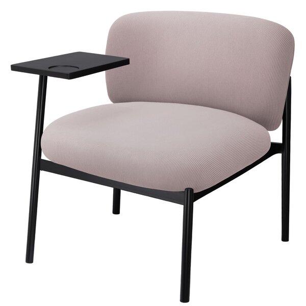 COMHOMA lounge chair recliner armchair wing chair modern, alounné křeslo s kovovými nohami, jednolková pohovka do obývacího pokoje/lonice/zahrady, fialová barva