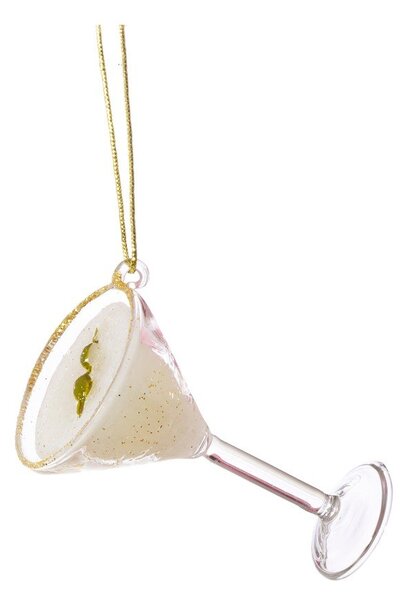 Skleněné vánoční ozdoby v sadě 3 ks 15,5 cm Martini Cocktail – Sass & Belle