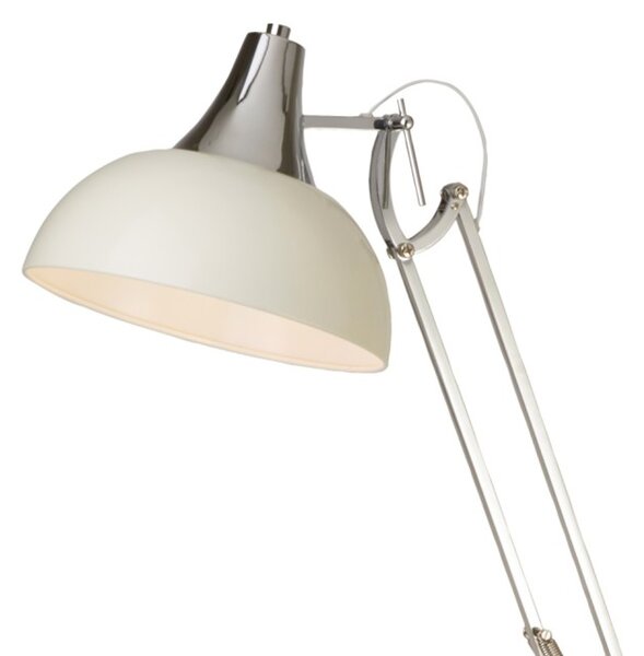 Searchlight EU8082CR Stojanová lampa GOLIATH krémová & chrom
