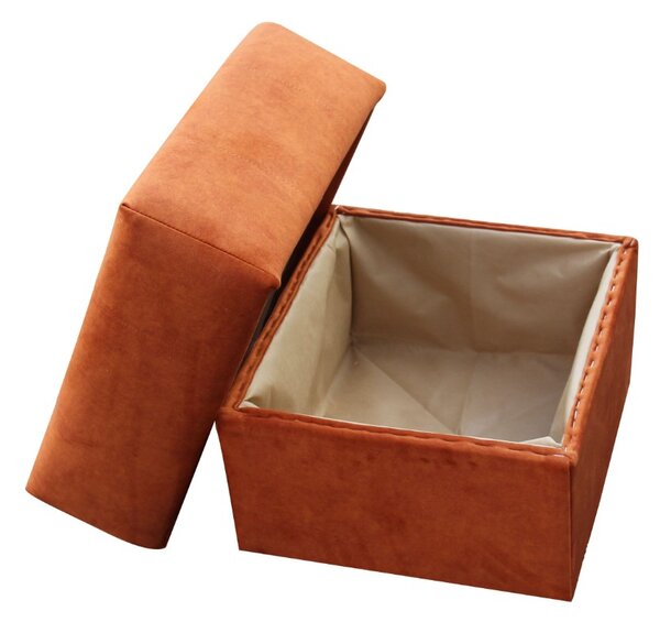 ALASKA NEW taburet s úložným prostorem, terracota