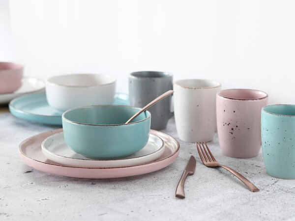 KOMBINOVANÁ SOUPRAVA, 16dílné, kamenina Creatable - Online Only nádobí, Online Only