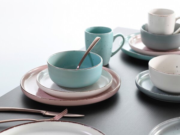 KOMBINOVANÁ SOUPRAVA, 16dílné, kamenina Creatable - Online Only nádobí, Online Only