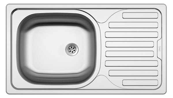 SINKS CLASSIC 760 nerezový dřez, horní otočný, matný