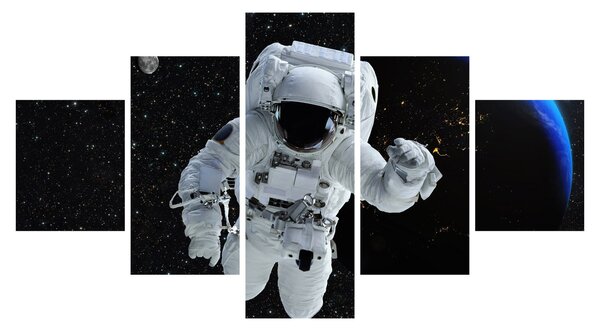 Obraz - Astronaut ve vesmíru (125x70 cm)