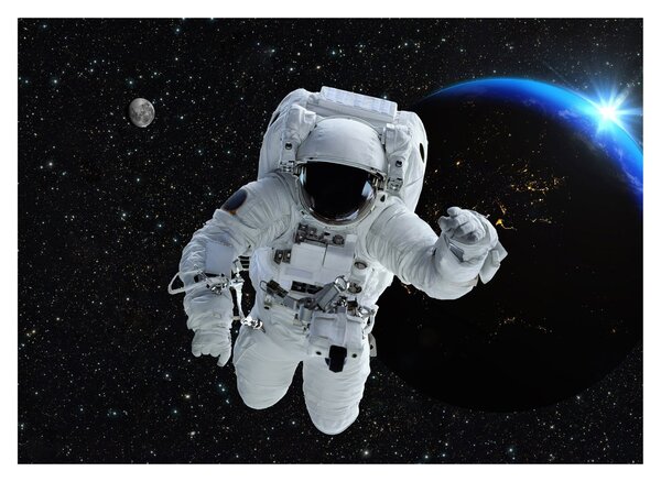 Obraz - Astronaut ve vesmíru (70x50 cm)