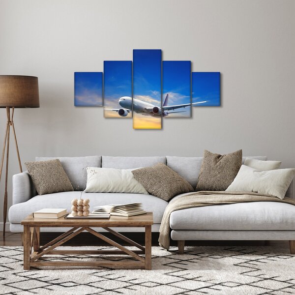 Obraz letadla (125x70 cm)