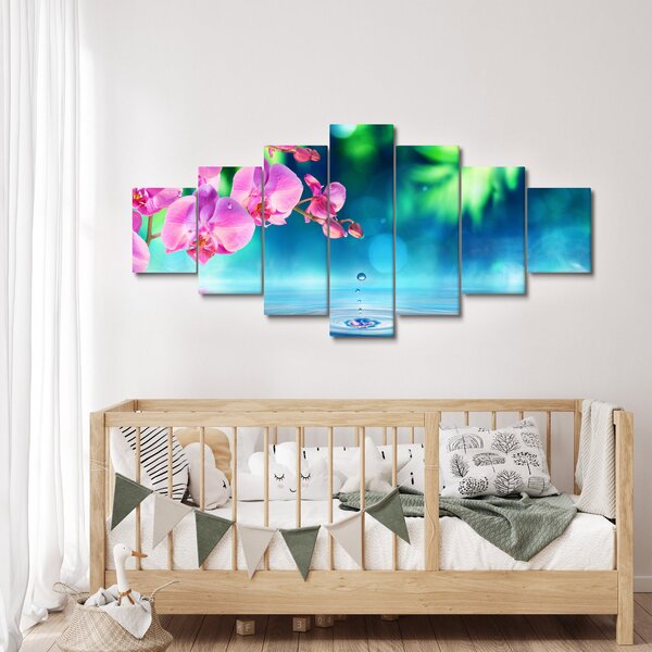 Obraz - Orchidej (210x100 cm)