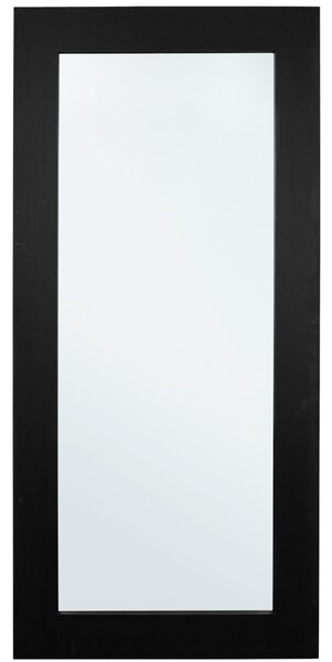 Bizzotto Černé dřevěné závěsné zrcadlo Tiziano 82 x 172 cm