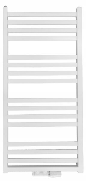 Regnis LOX, topné těleso 300x570mm se středovým připojením 50mm, 401W, černá matná, LOX60/30/D5/BLACK