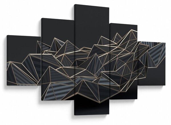 Obraz abstrakce (125x70 cm)