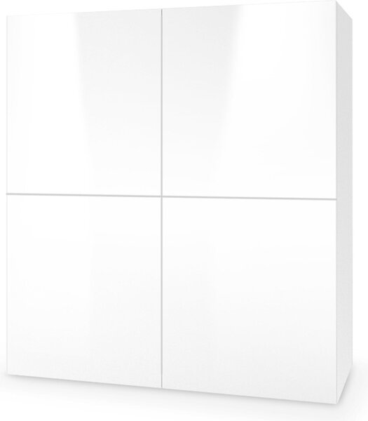 Halmar Komoda Livo KM-100 - bílá / bílý lesk