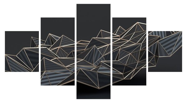 Obraz abstrakce (125x70 cm)
