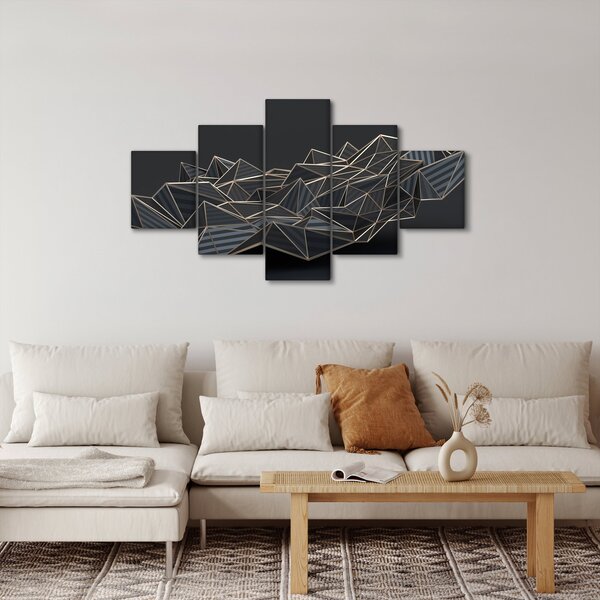 Obraz abstrakce (125x70 cm)