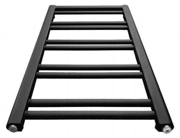 Regnis Retro, topné těleso 540x900mm, 456W, černá matná, RETRO90/50/D500/BLACK