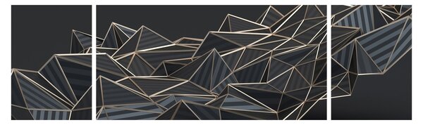 Obraz abstrakce (170x50 cm)