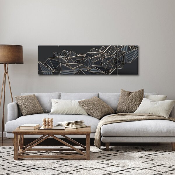 Obraz abstrakce (170x50 cm)