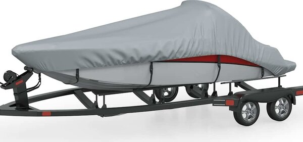 VidaXL Krycí plachta na loď délka 610-671 cm [90426] Velikost: 427-488 x 173 cm