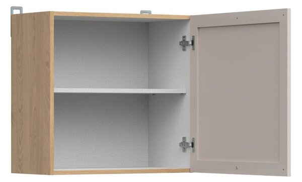 Kuchyňská skříňka Junona Line 60 cm, LP, dub bernstein/kašmír