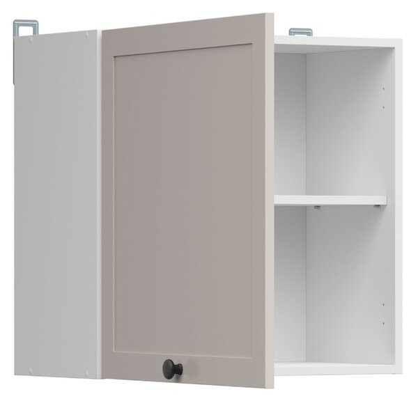 Kuchyňská skříňka Junona Line 60 cm, univerzální, bílá/kašmír