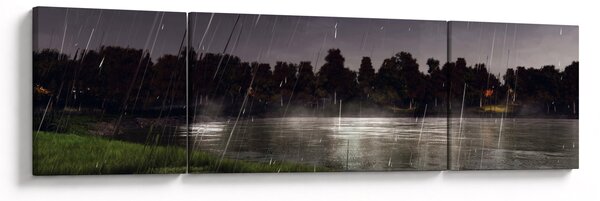 Obraz - Deštivý večer (170x50 cm)