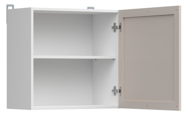 Kuchyňská skříňka Junona Line 60 cm, univerzální, bílá/kašmír
