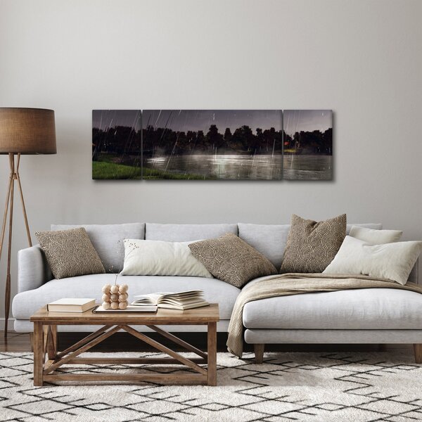 Obraz - Deštivý večer (170x50 cm)