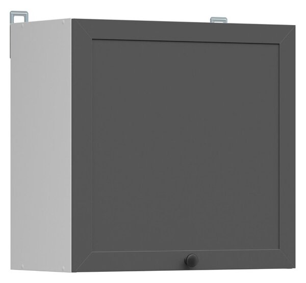 Kuchyňská skříňka Junona Line 60 cm, univerzální, bílá/grafit