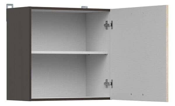 Kuchyňská skříňka Junona Line 60 cm, univerzální, wenge/dub sonoma